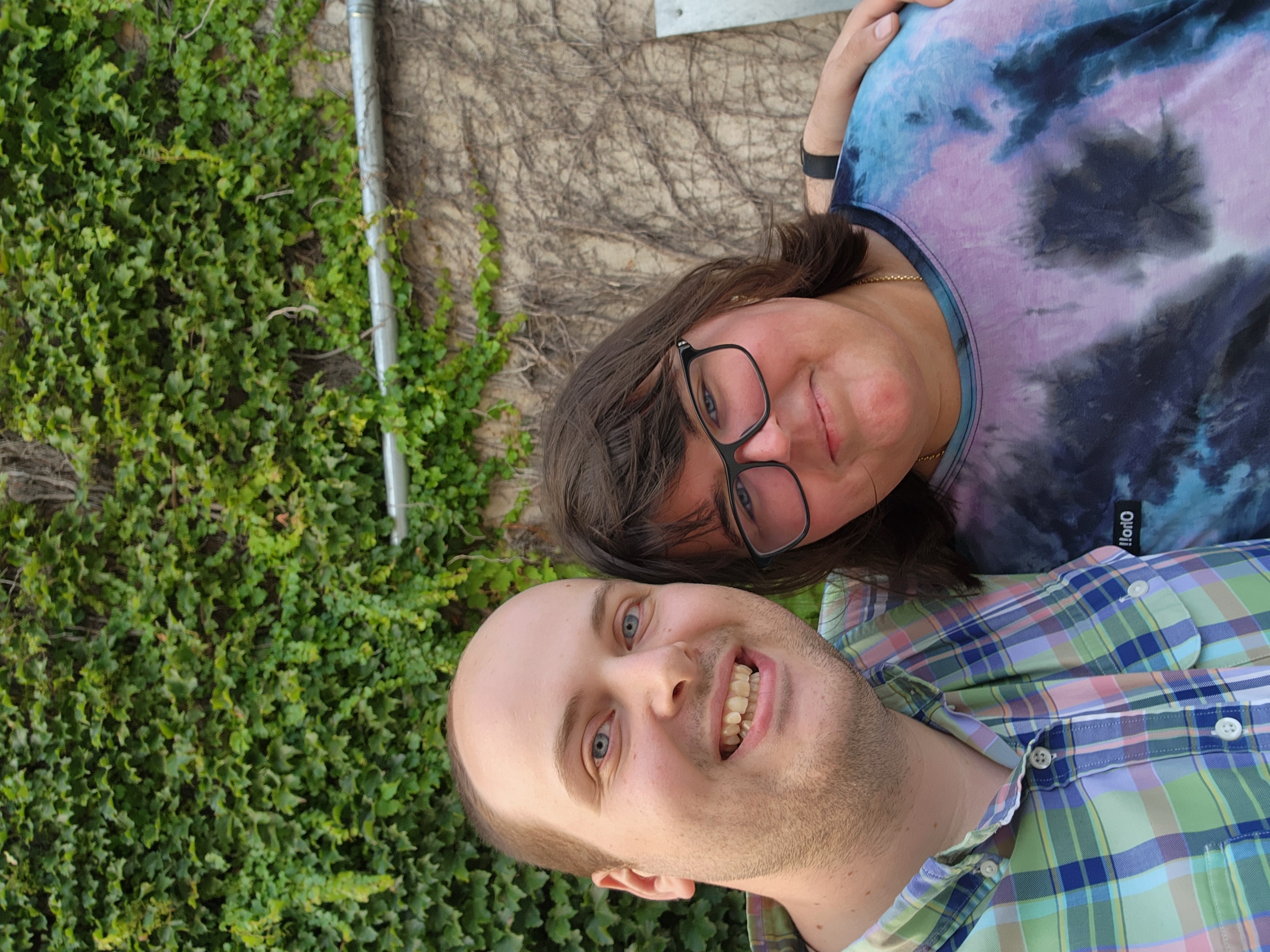 Playful couple portrait